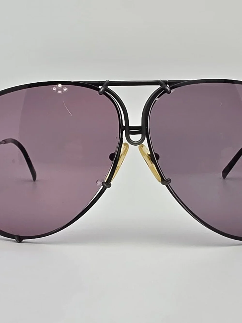 Porsche Design Carrera 5621 96 Black Frame Grey Lens Aviator Sunglasses Austria